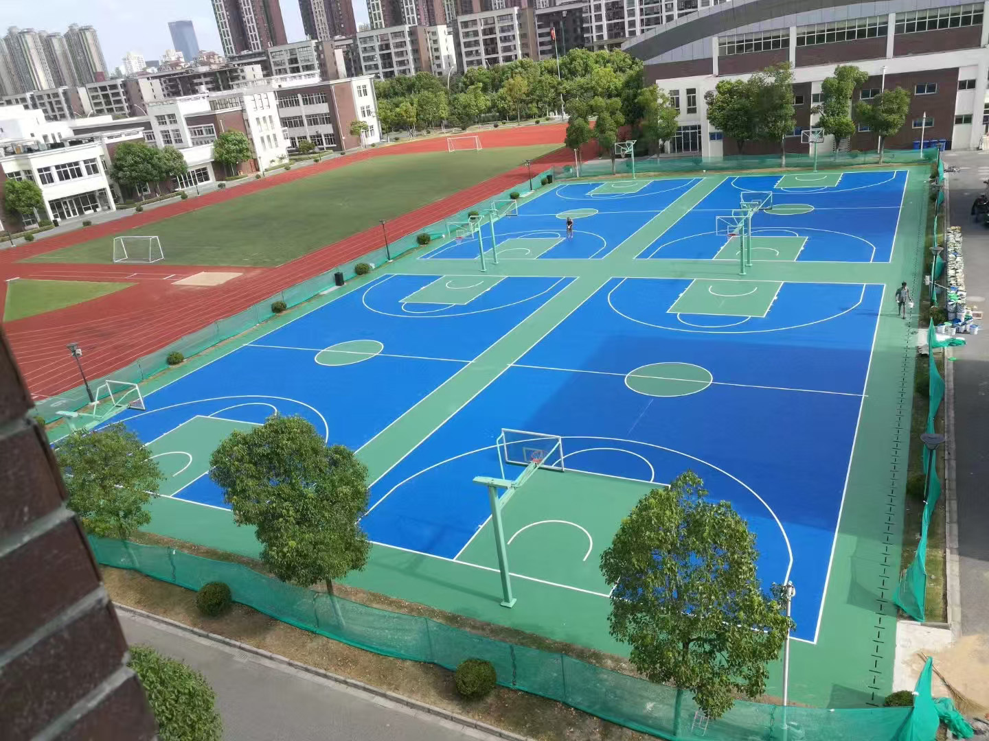 丙烯酸篮球场